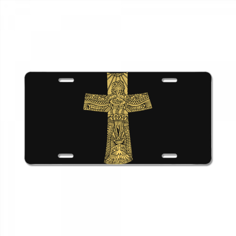 The Cross Of The Lord And Savior Jesus Christ.-35soo License Plate | Artistshot