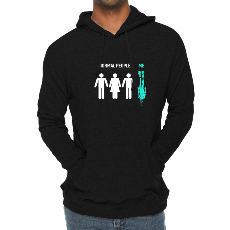 Normal People Me Scuba Diving Scuba Diving Lightweight Hoodie by sulzvelundv | Artistshot