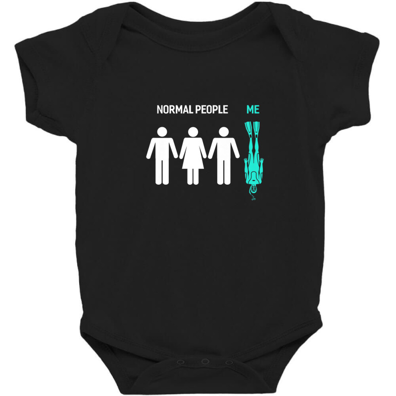 Normal People Me Scuba Diving Scuba Diving Baby Bodysuit by sulzvelundv | Artistshot