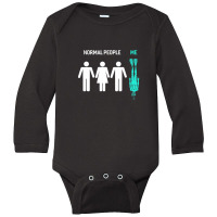 Normal People Me Scuba Diving Scuba Diving Long Sleeve Baby Bodysuit | Artistshot