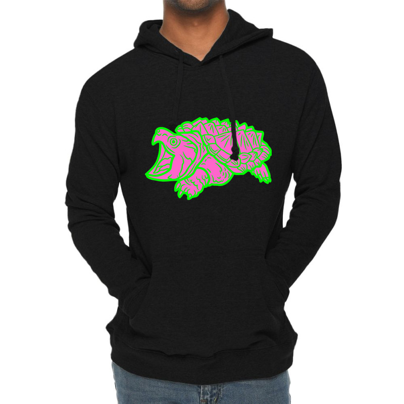 Alligator Snapping Turtle - Reptile - Wildlife - Animal Bite Lightweight Hoodie | Artistshot