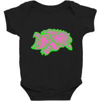 Alligator Snapping Turtle - Reptile - Wildlife - Animal Bite Baby Bodysuit | Artistshot