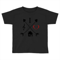 House Djs Gift. I Love House Music. Toddler T-shirt | Artistshot