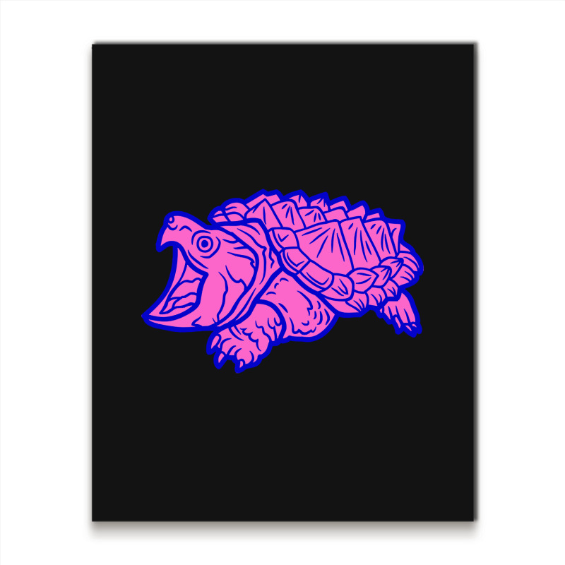 Alligator Snapping Turtle - Reptile - Wildlife - Animals Metal Print Vertical | Artistshot