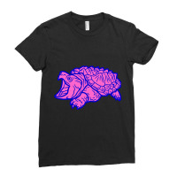 Alligator Snapping Turtle - Reptile - Wildlife - Animals Ladies Fitted T-shirt | Artistshot