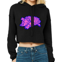 Alligator Snapping Turtle - Reptile - Wildlife - Animals Cropped Hoodie | Artistshot