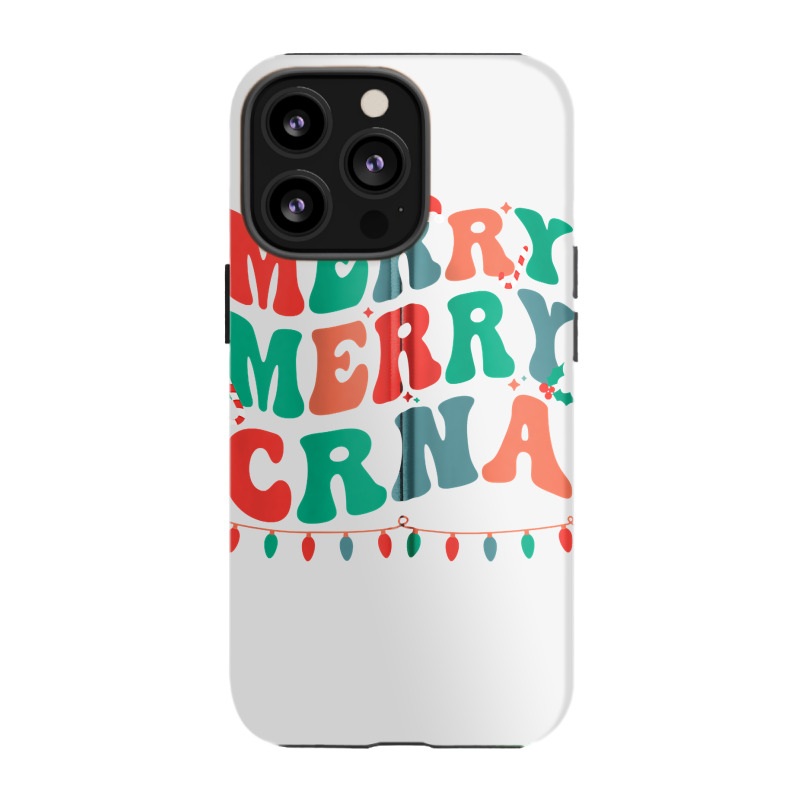 Merry Certified Registered Nurse Anesthetist Christmas Zip Hoodie Iphone 13 Pro Case | Artistshot