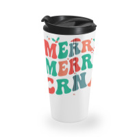 Merry Certified Registered Nurse Anesthetist Christmas Zip Hoodie Travel Mug | Artistshot