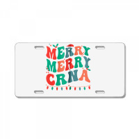 Merry Certified Registered Nurse Anesthetist Christmas Zip Hoodie License Plate | Artistshot