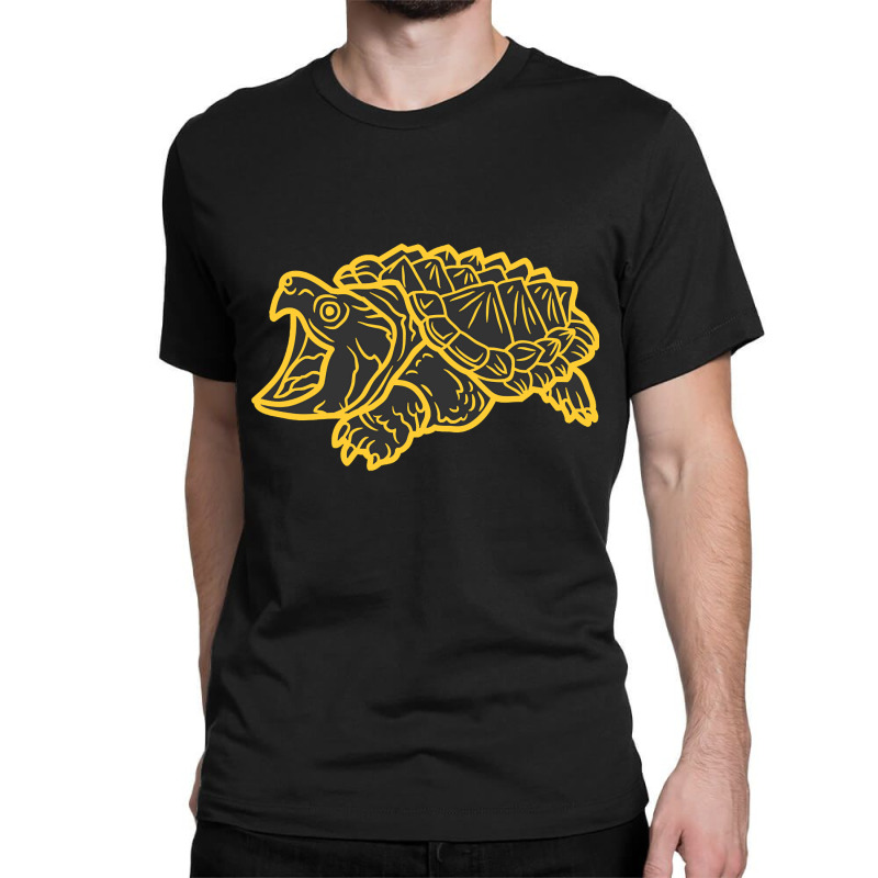 Alligator Snapping Turtle - Reptile - Wildlife - Japanese Style - Bitt Classic T-shirt | Artistshot