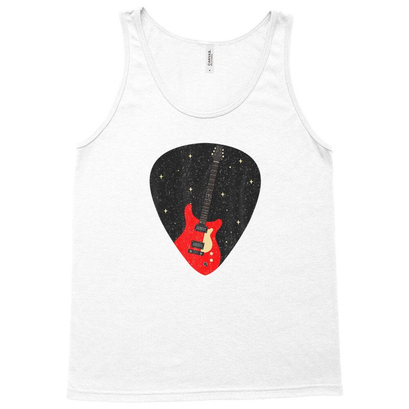 Vintage Music Guitar Pick String Instrument Tank Top | Artistshot