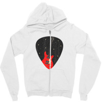 Vintage Music Guitar Pick String Instrument Zipper Hoodie | Artistshot