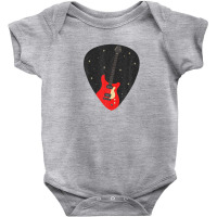 Vintage Music Guitar Pick String Instrument Baby Bodysuit | Artistshot