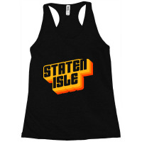 Staten Island Groovy Racerback Tank | Artistshot