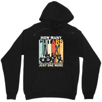 Retro How Many Guitar Just One More Guitarist Instrument Fan Unisex Hoodie | Artistshot