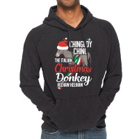 Dominick The Christmas Donkey Italian Christmas Donkey Vintage Hoodie | Artistshot