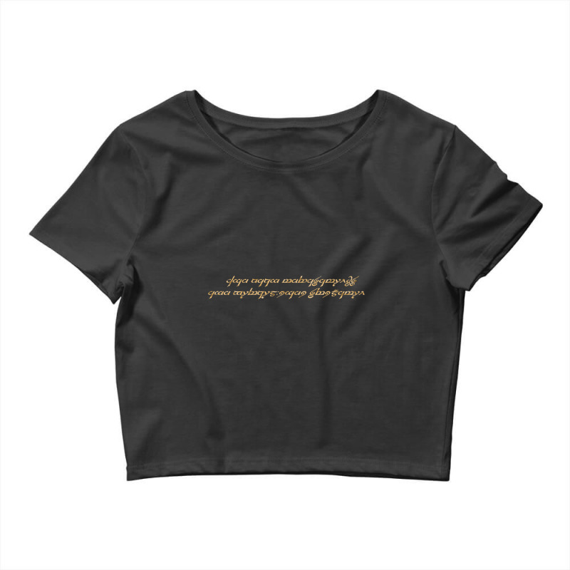 The One Ring Crop Top by Mary Hatton | Artistshot