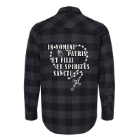 Latin Roman Catholic Rosary Religious Catholic Holy Flannel Shirt | Artistshot