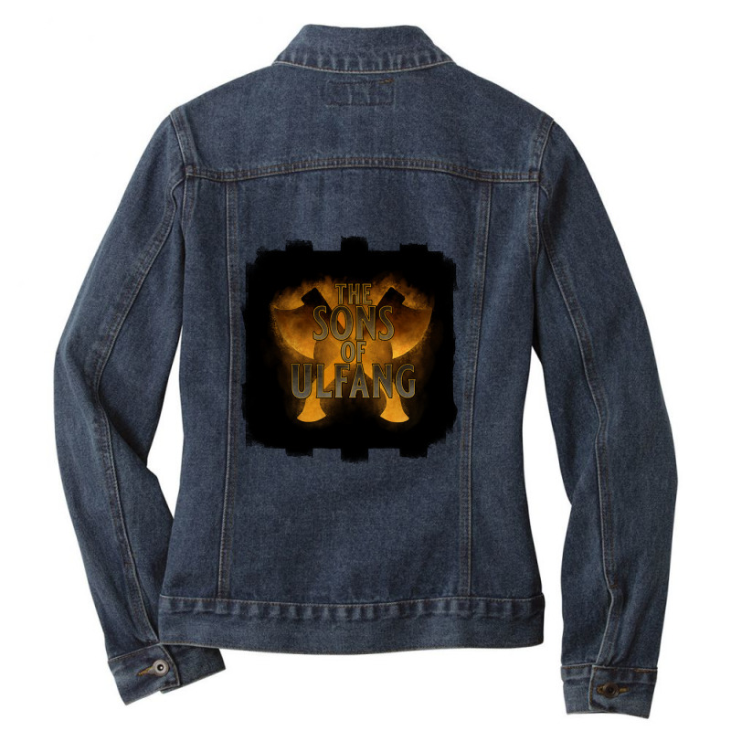 The Sons Of Ulfang Ladies Denim Jacket by Mary Hatton | Artistshot