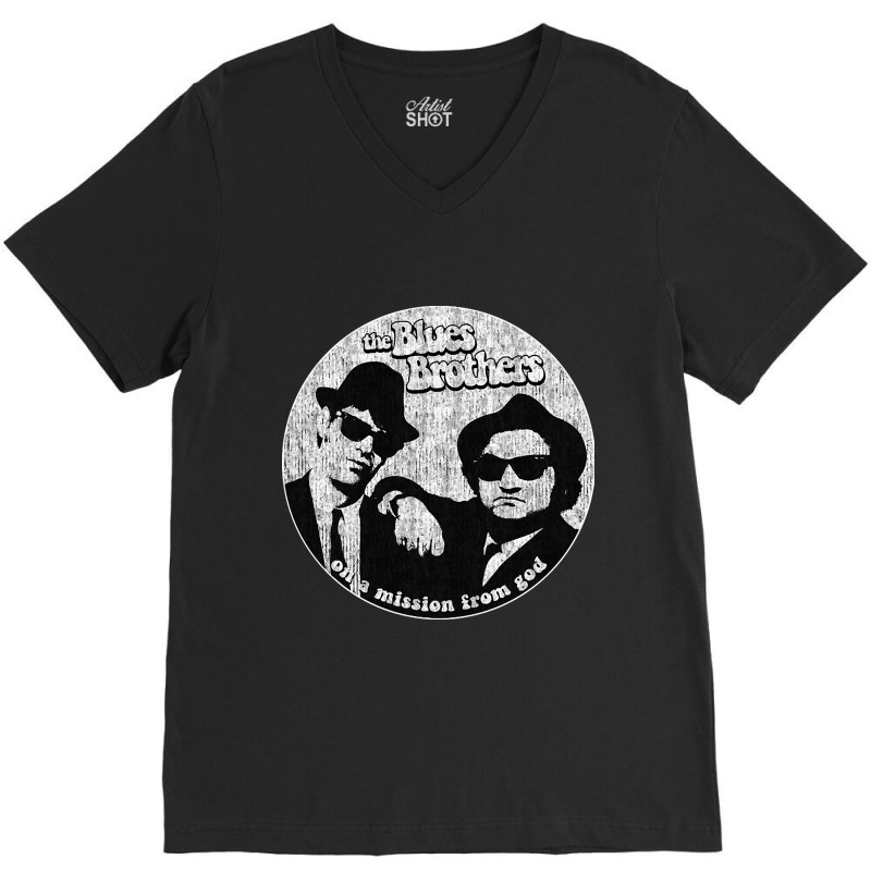 The Blues Brothers-hjn7j V-Neck Tee by Crews Micki | Artistshot