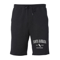 Santa Barbara California Ca Vintage Athletic Sports Fleece Short | Artistshot