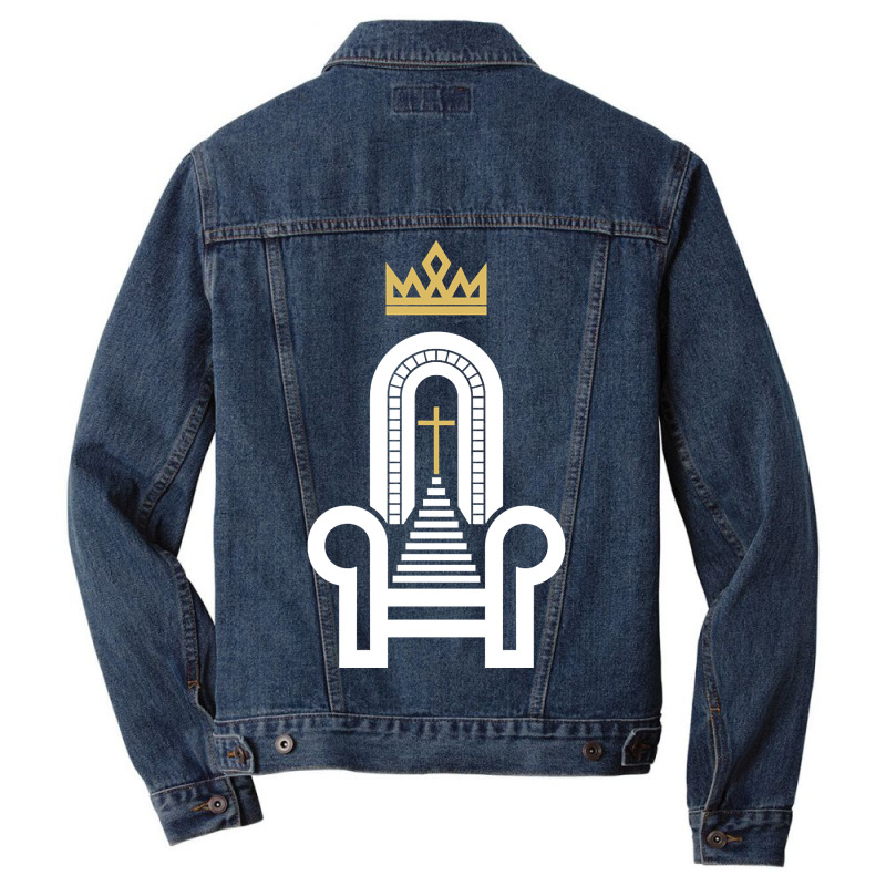 Throne Of The Lord And Savior Jesus Christ. Men Denim Jacket | Artistshot