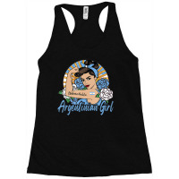 Argentina Girl Argentinian Mujer Argentine Flag Racerback Tank | Artistshot