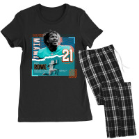 Eric Rowe Football Paper Poster Dolphins Women's Pajamas Set | Artistshot