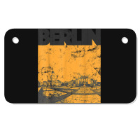 Vintage 70s Style Berlin Germany Motorcycle License Plate | Artistshot