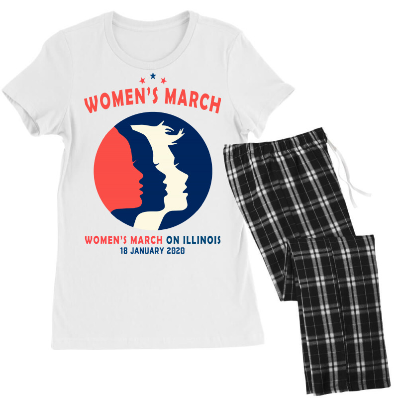 Women's March On Illinois Women's Pajamas Set by Creative Tees | Artistshot