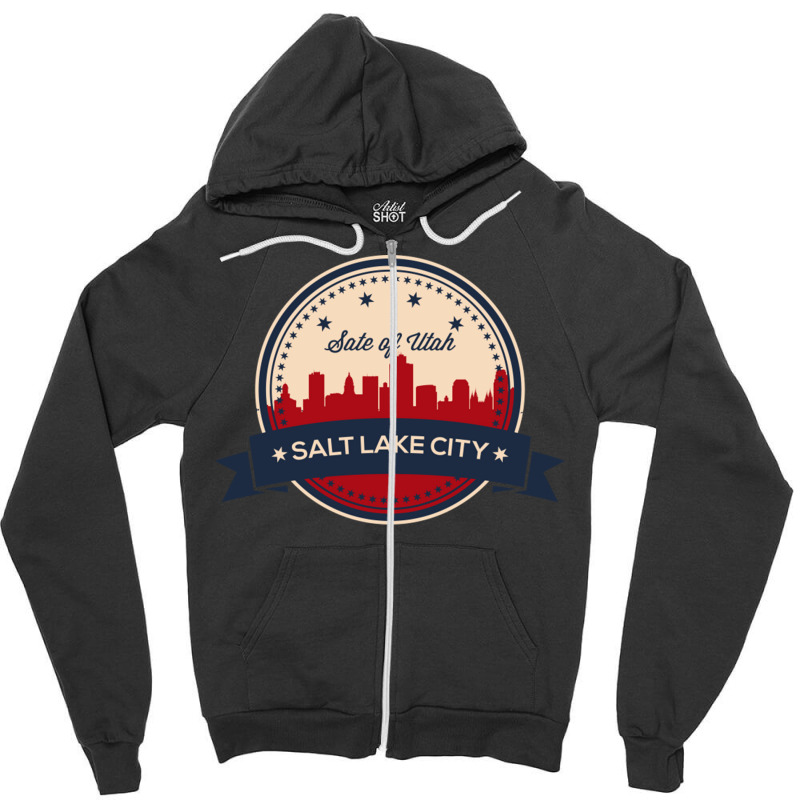 Salt Lake City Gift Zipper Hoodie | Artistshot