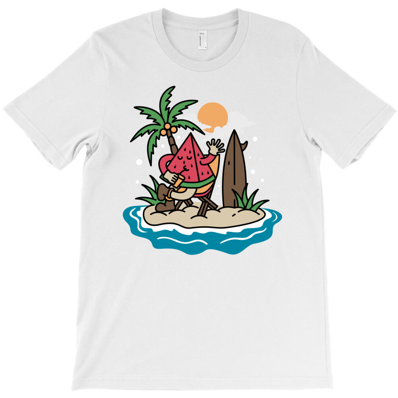 Watermelon Beach T-shirt | Artistshot