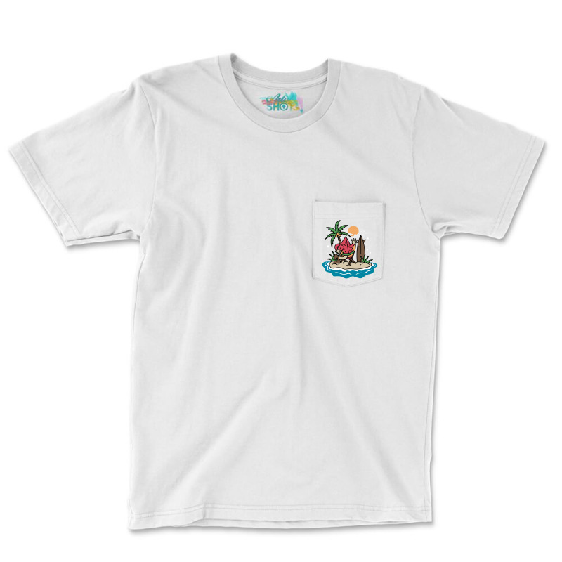 Watermelon Beach Pocket T-shirt | Artistshot