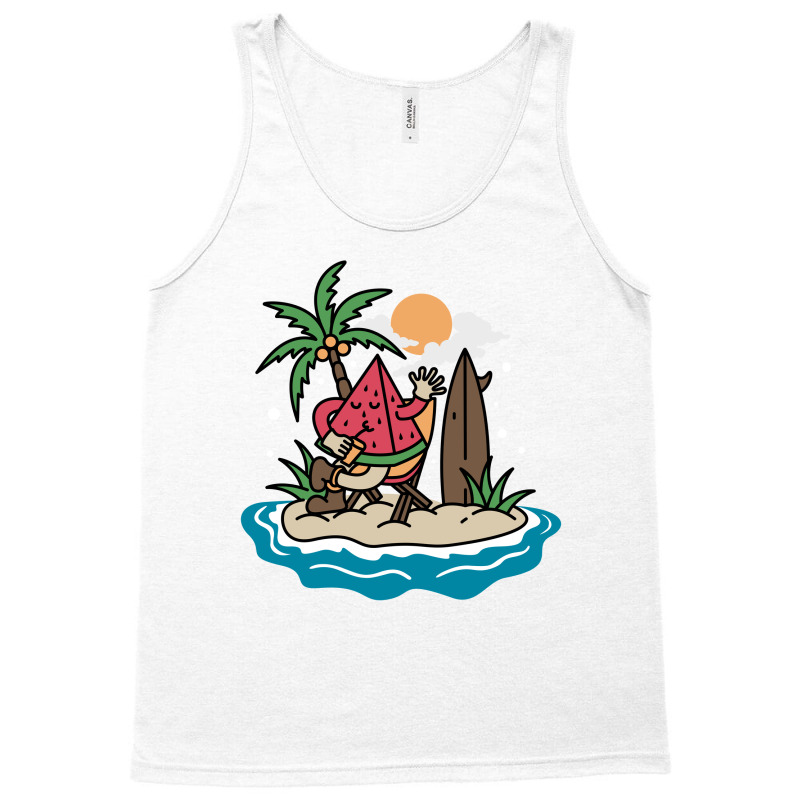 Watermelon Beach Tank Top | Artistshot