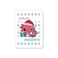 Cute Christmas Axolotl I Axolotl People For Presents Sticker | Artistshot