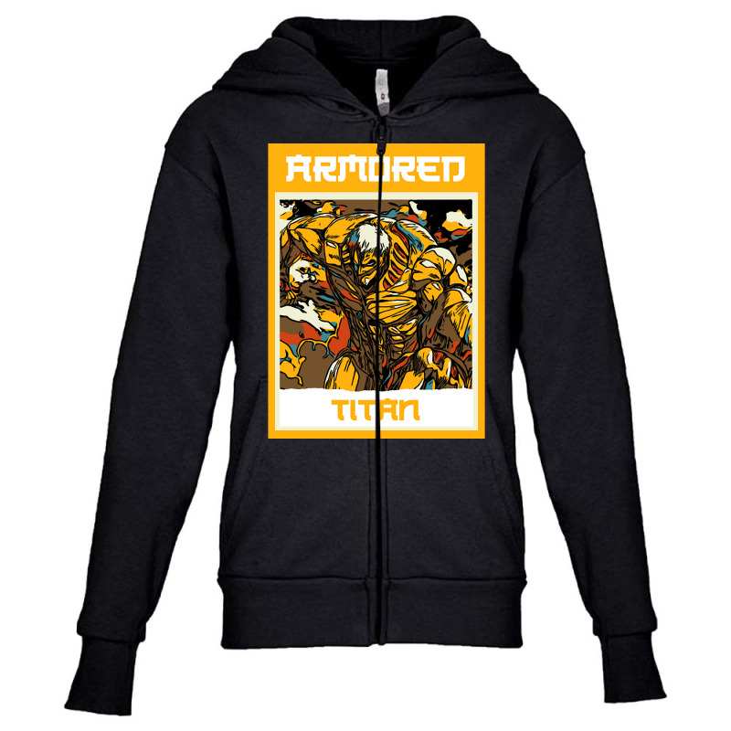 Armored Titan-bn6bz Youth Zipper Hoodie | Artistshot