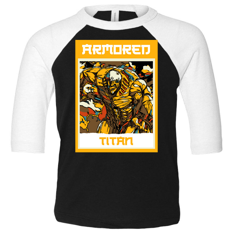 Armored Titan-bn6bz Toddler 3/4 Sleeve Tee | Artistshot