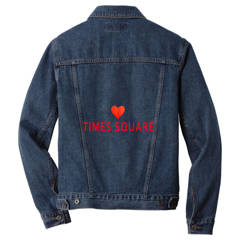 Times Square Men Denim Jacket by SandraMarianela | Artistshot