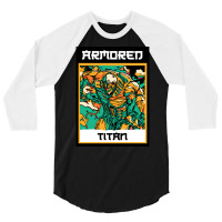 Armored Titan-cbsok 3/4 Sleeve Shirt | Artistshot