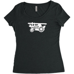 steam power Women's Triblend Scoop T-shirt | Artistshot