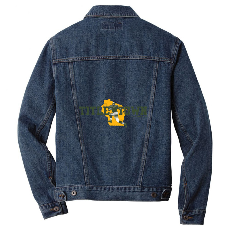 Titletown Men Denim Jacket by SandraMarianela | Artistshot