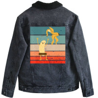 Banana Undresses Unisex Sherpa-lined Denim Jacket | Artistshot