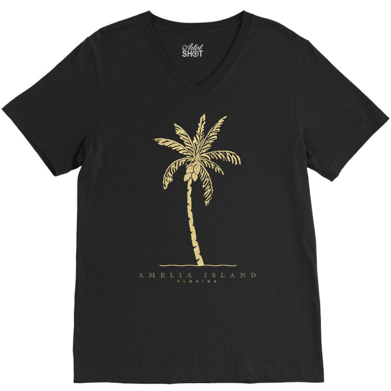 Amelia Island, Florida Classic Beachwear V-Neck Tee by brumfieldportillo7vlpq8 | Artistshot