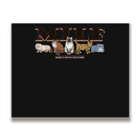 Milf Man I Love Felines Vintage Persian Cat Metal Print Horizontal | Artistshot