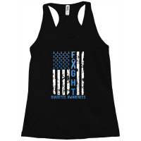 Support Fight Usa Flag Type 2 Type 1 Diabetes Awareness Racerback Tank | Artistshot