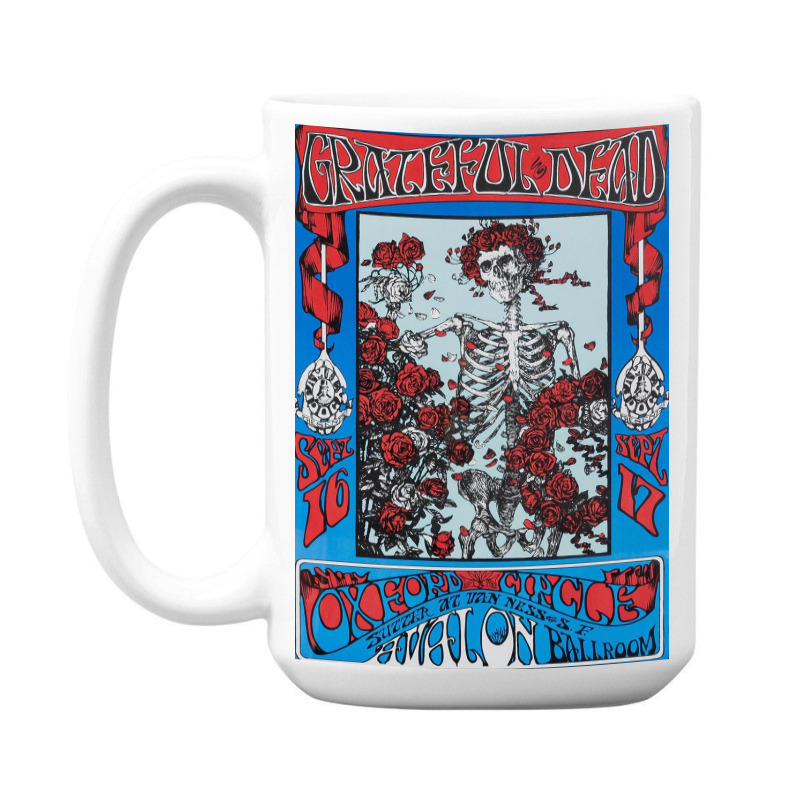 Oxford Grateful Circle Dead 15 Oz Coffee Mug | Artistshot