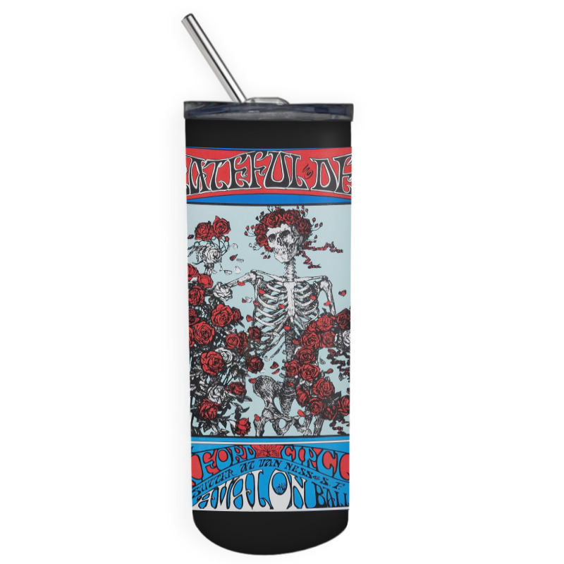 Oxford Grateful Circle Dead Skinny Tumbler | Artistshot