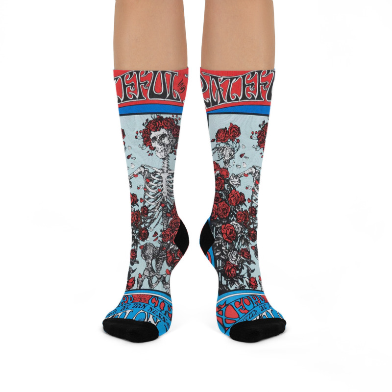 Oxford Grateful Circle Dead Crew Socks | Artistshot