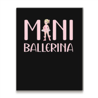 Mini Ballerina Girl Ballet Dancing Kids Dance Cute Dancer Metal Print Vertical | Artistshot