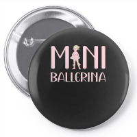 Mini Ballerina Girl Ballet Dancing Kids Dance Cute Dancer Pin-back Button | Artistshot